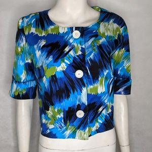 Bright Colored Stretch Jacket 1/2 Sleeve